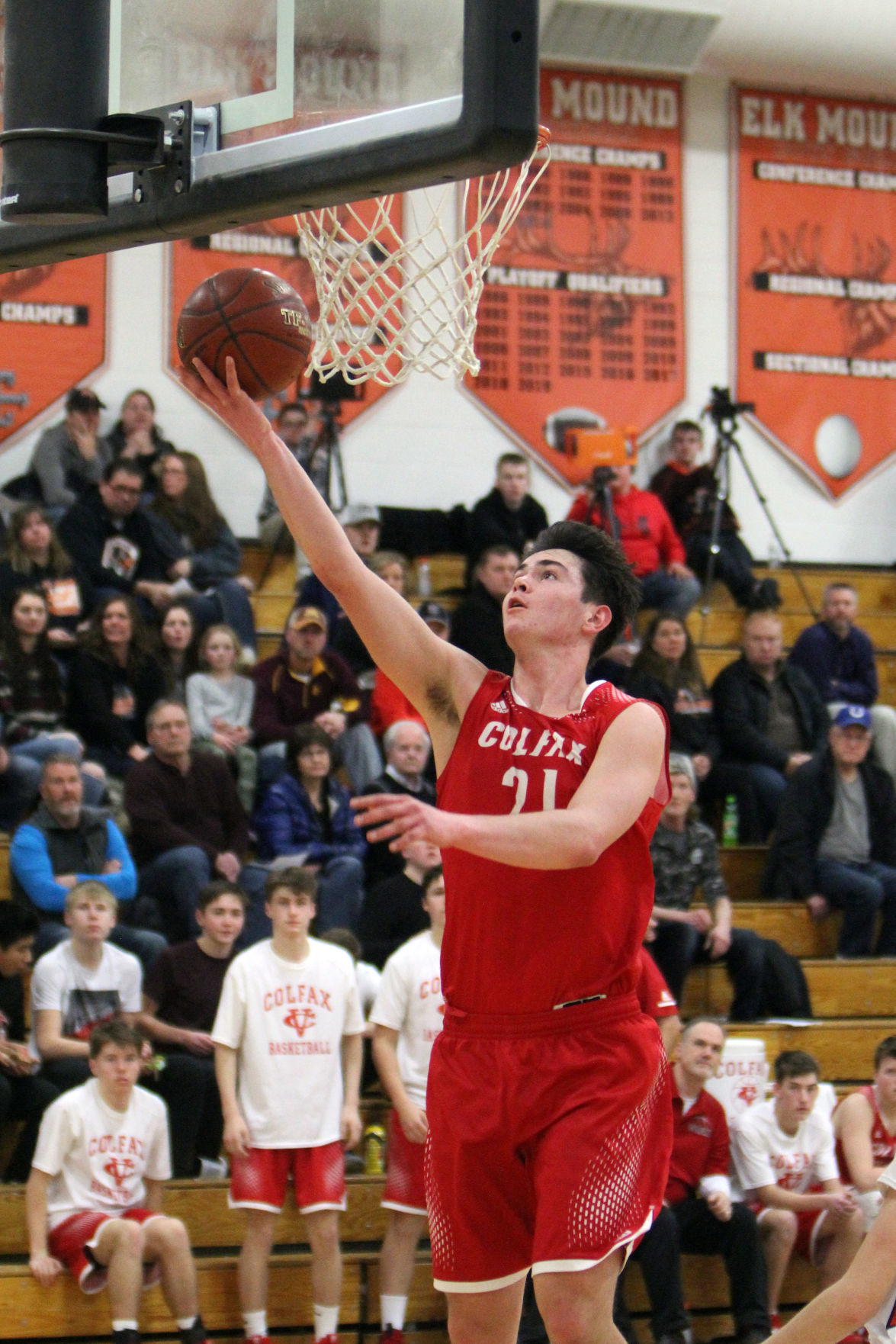 Colfax at Elk Mound boys basketball 1-30-20